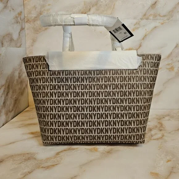 DKNY Penelope Large Monogram Tote, NWT - Picture 2 of 3